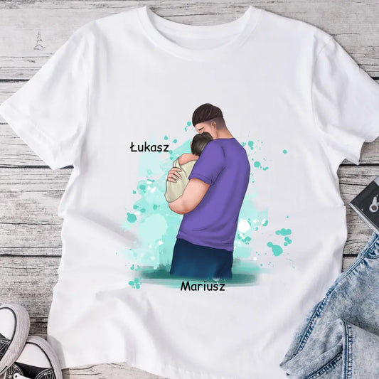 Koszulka dla taty i dziecka - Personalizowana (rodzinna) #P7