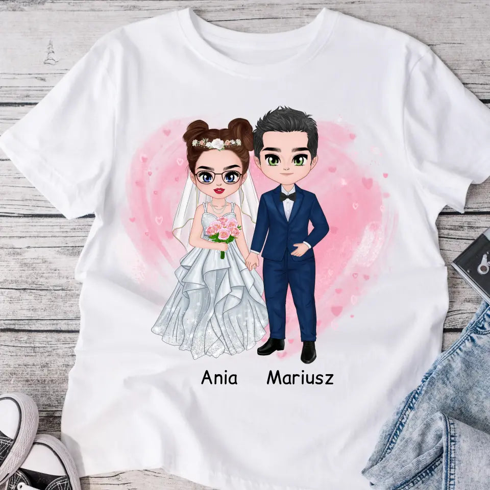 Koszulka dla par | Prezent dla chłopaka i dziewczyny - Personalizowany #P36