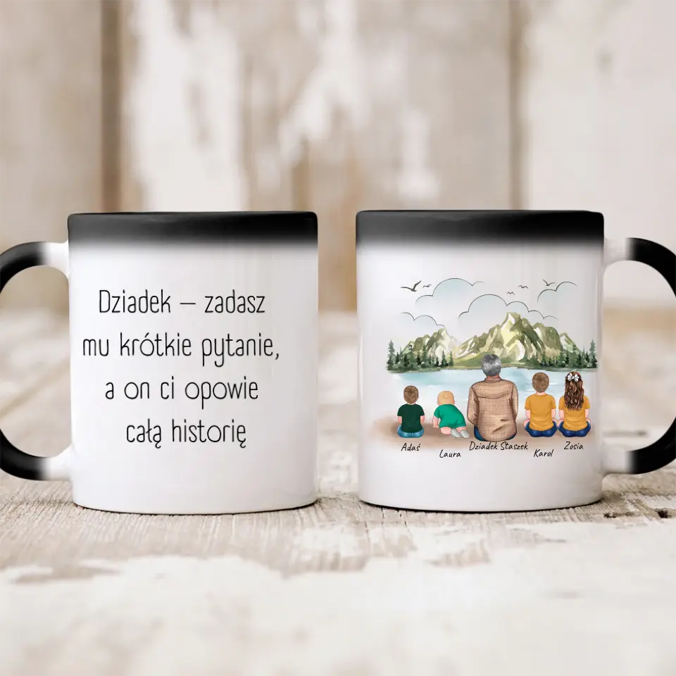 Kubek dla dziadka + 1-4 wnuków #39