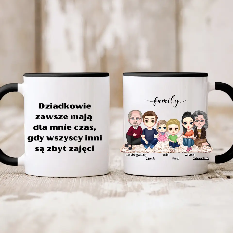 Kubek dla babci i dziadka - max. 1-4 wnuków #1