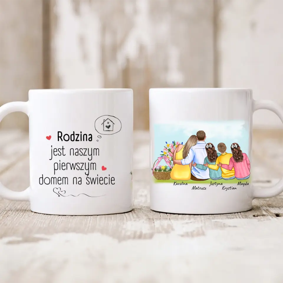 Kubek rodzinny + max. 1-3 dzieci - Wielkanoc #1