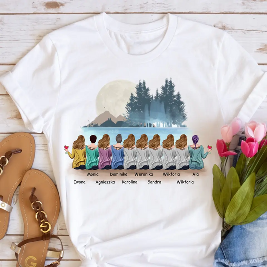 Koszulka dla przyjaciółek max. 2-9 osób - Personalizowana #P59