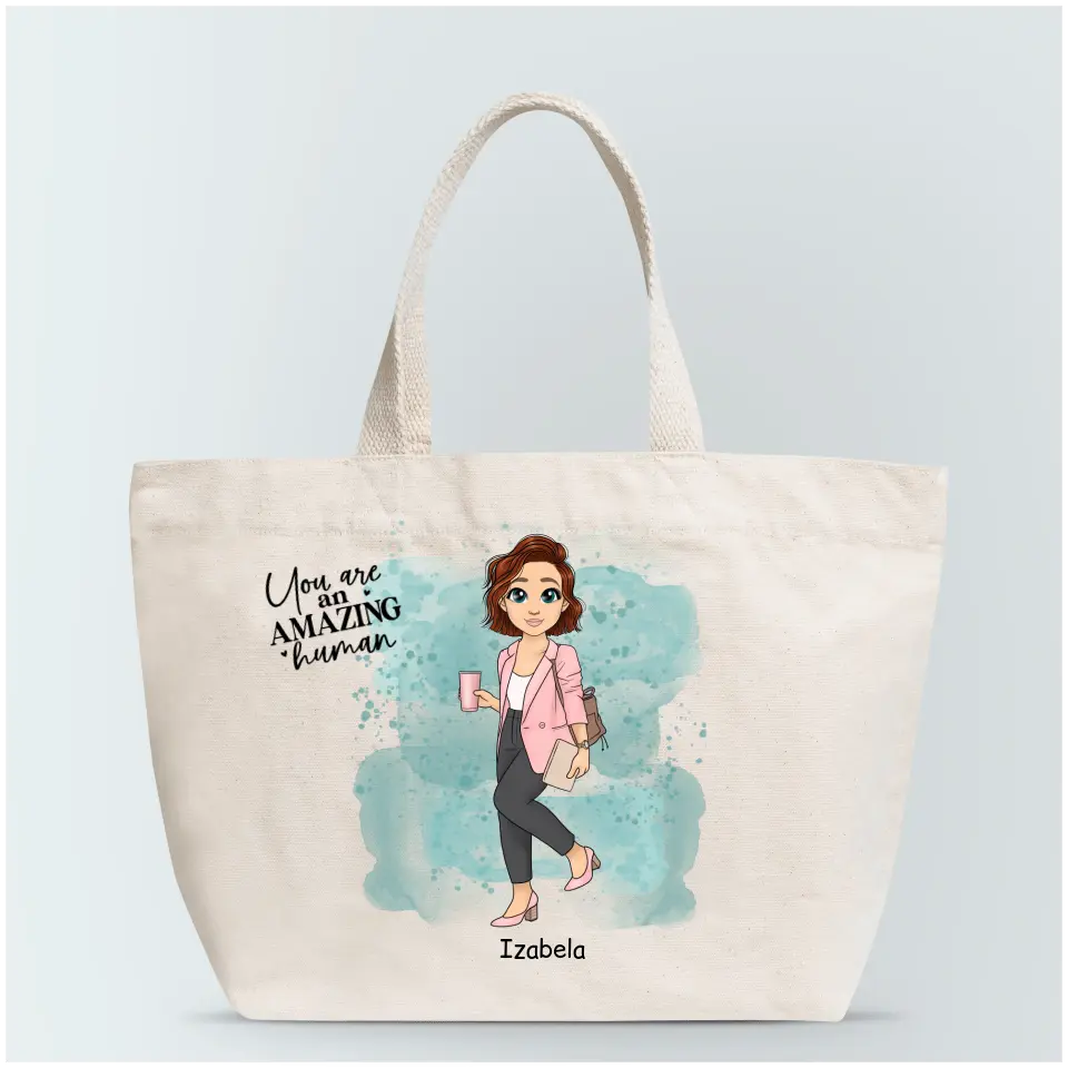 Torba materiałowa personalizowana dla kobiety #12