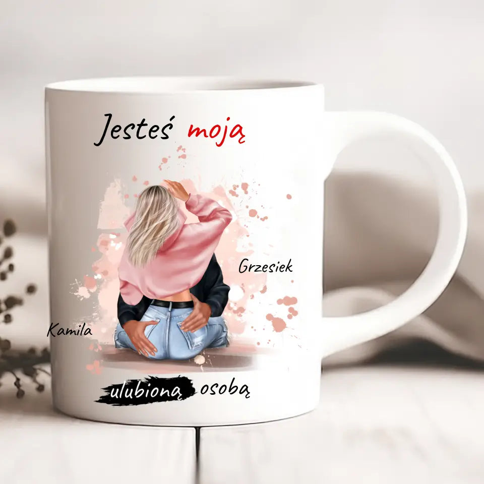 Kubek dla par | Prezent dla chłopaka i dziewczyny - Personalizowany #9519