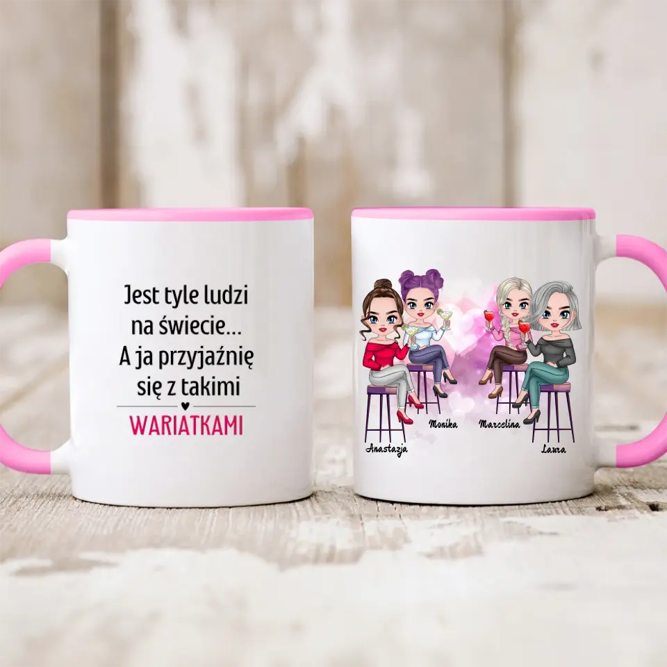 Kubek dla przyjaciółek - max. 1-4 osób