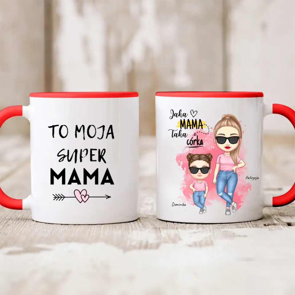 Kubek dla mamy i córki (rodzinny) #541