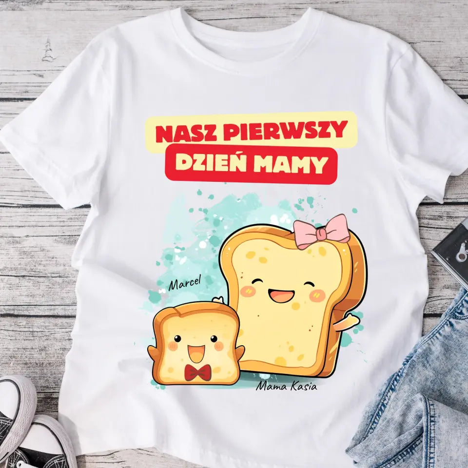 Koszulka dla mamy i dziecka - Personalizowana (rodzinna) #7919
