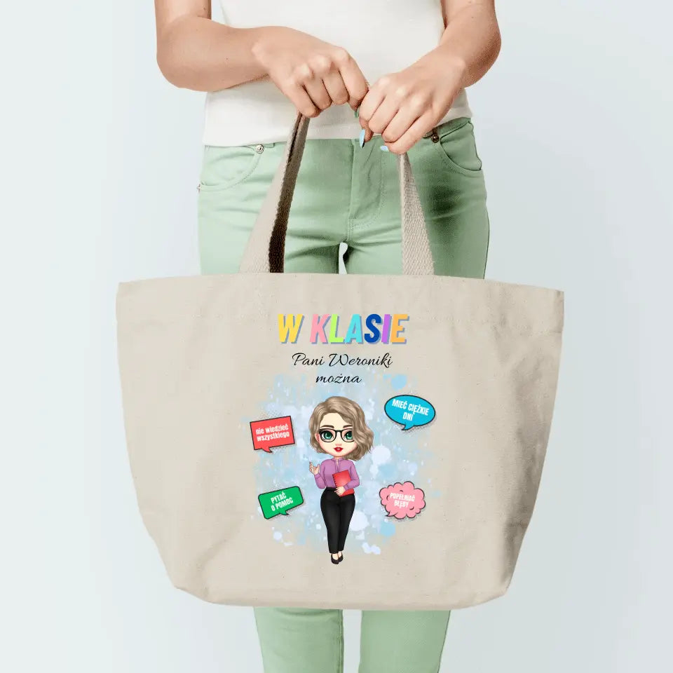 Torba personalizowana dla nauczyciela - Prezent dla nauczyciela #441