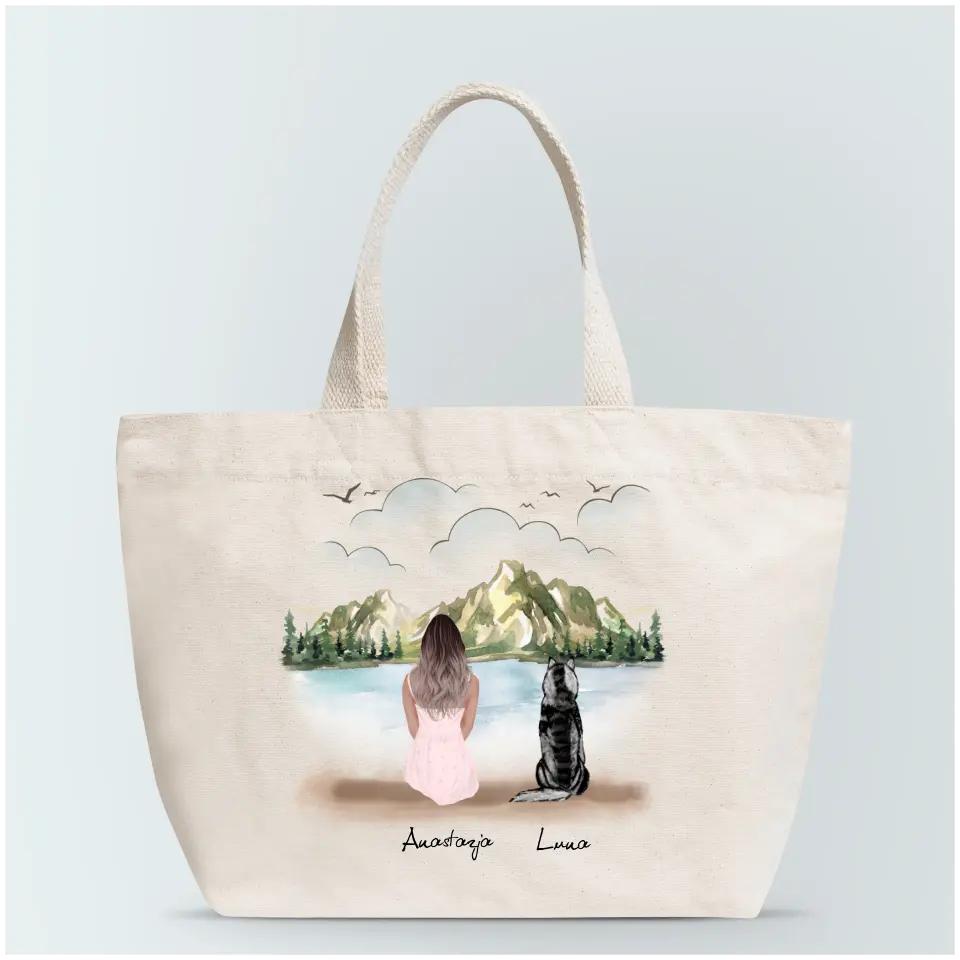 Torba personalizowana dla kobiety + 1-2 psy #4511