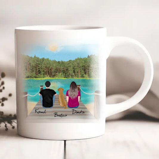 Kubek ze zwierzakiem 2 osoby + 1 lub 2 pupile #12