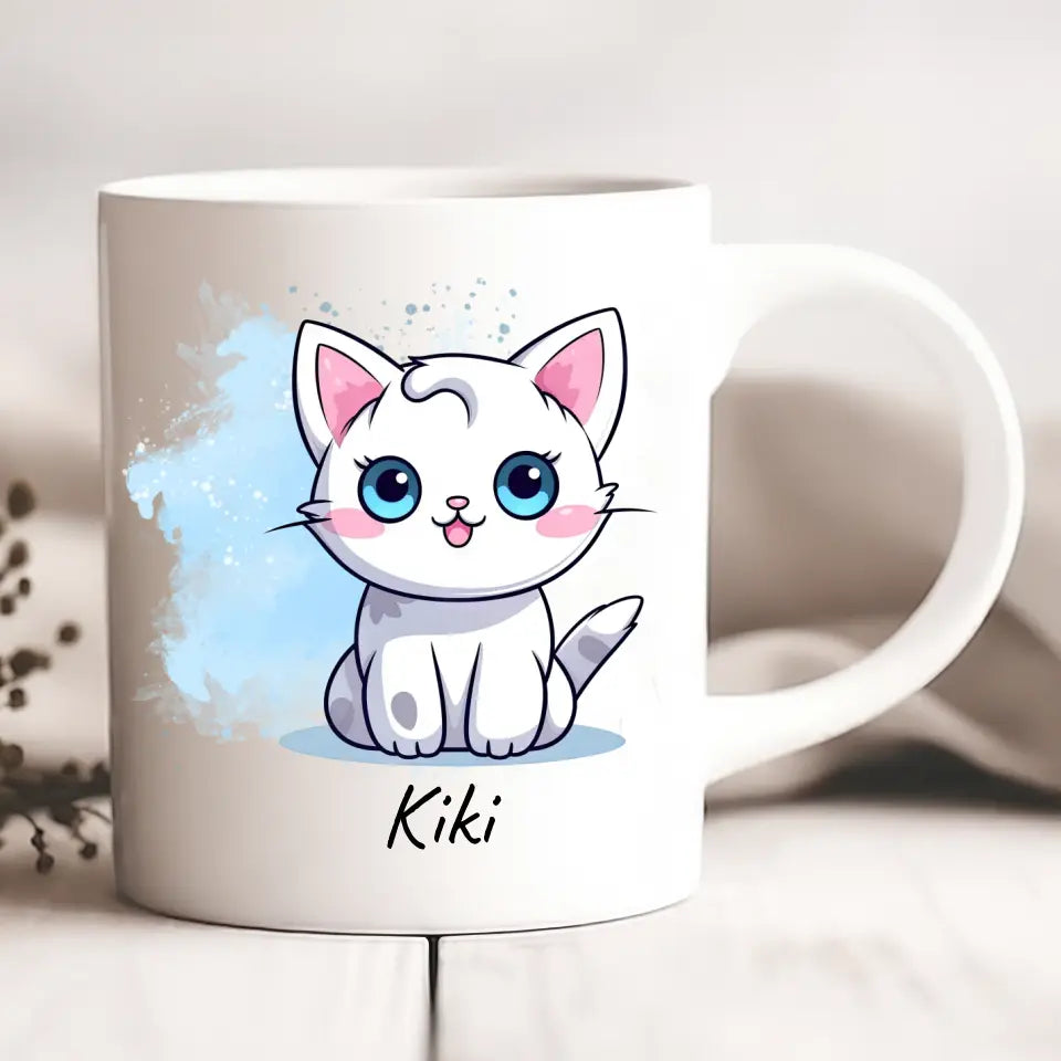 Kubek personalizowany z kotem - kubek właściciela najfajniejszego kota #5983