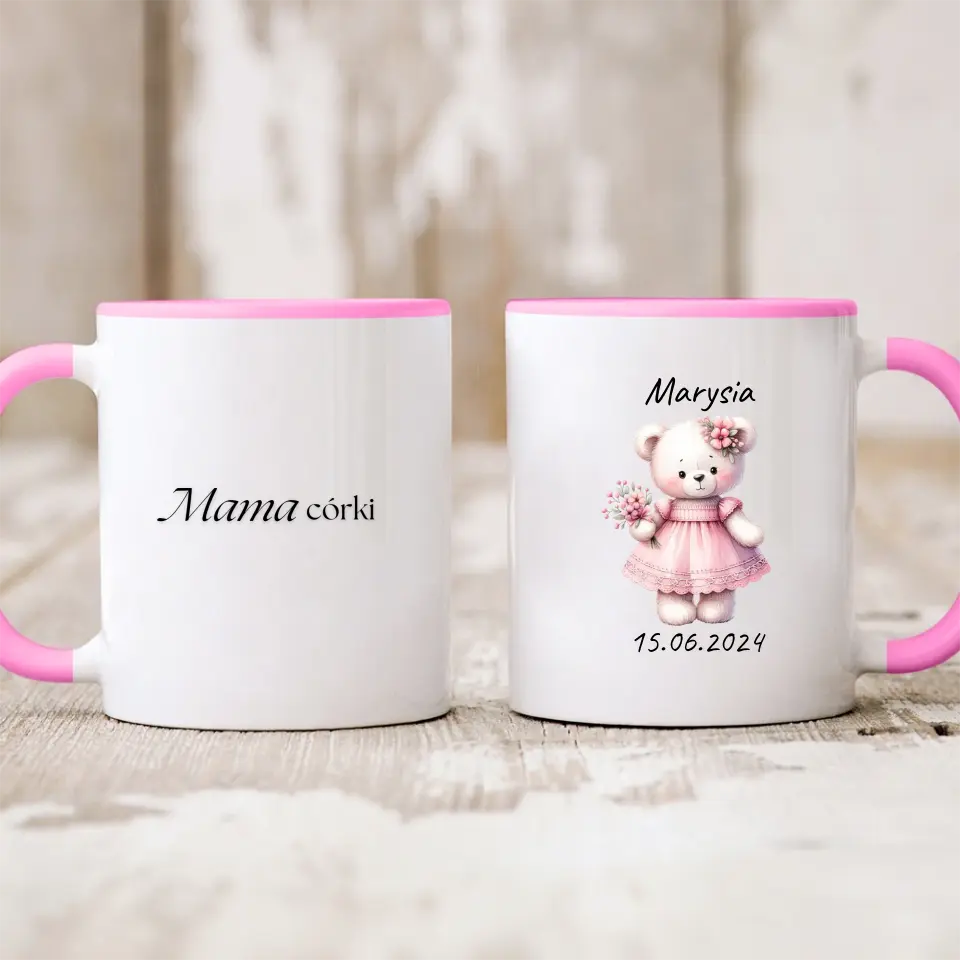 Kubek personalizowany baby girl - to będzie córka, dziewczynka #2088