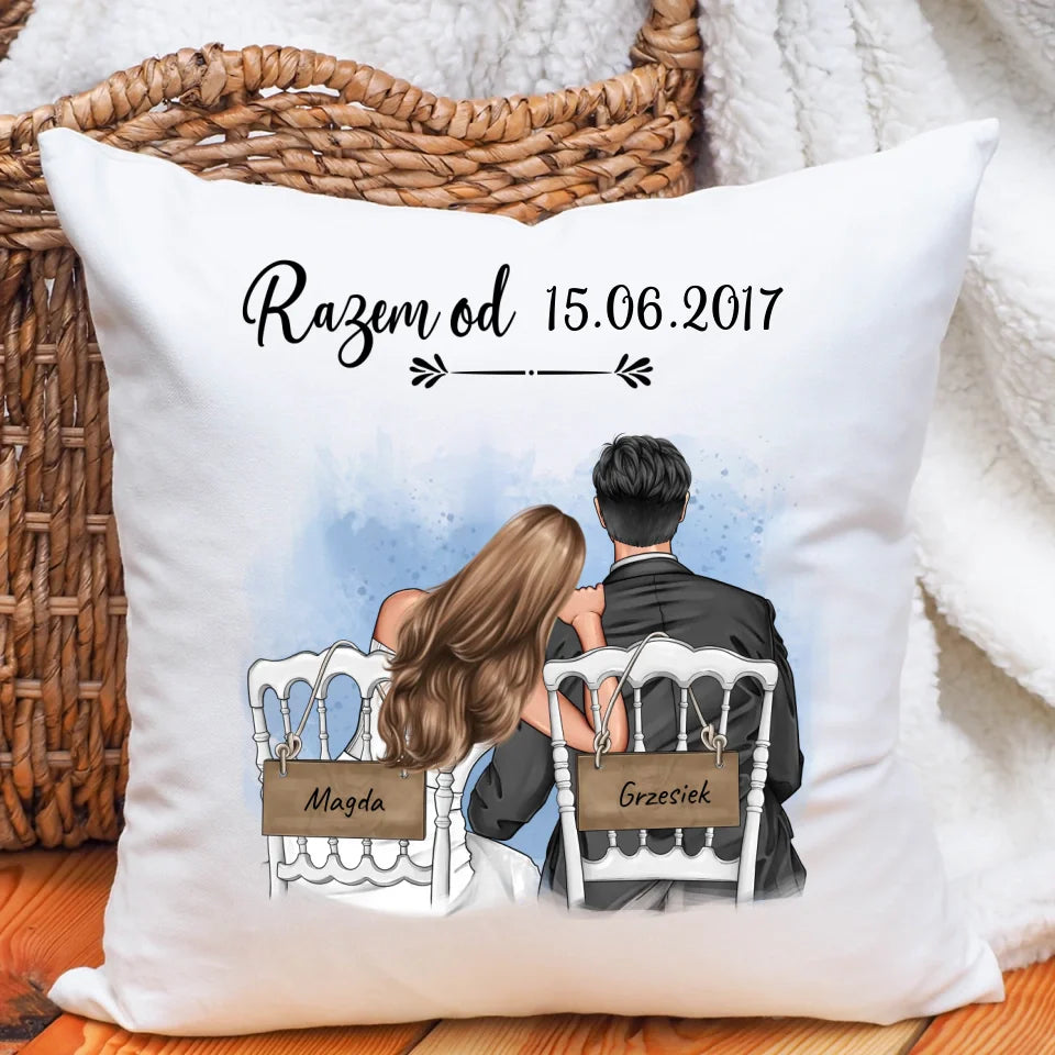 Poduszka dla par - Personalizowana #895