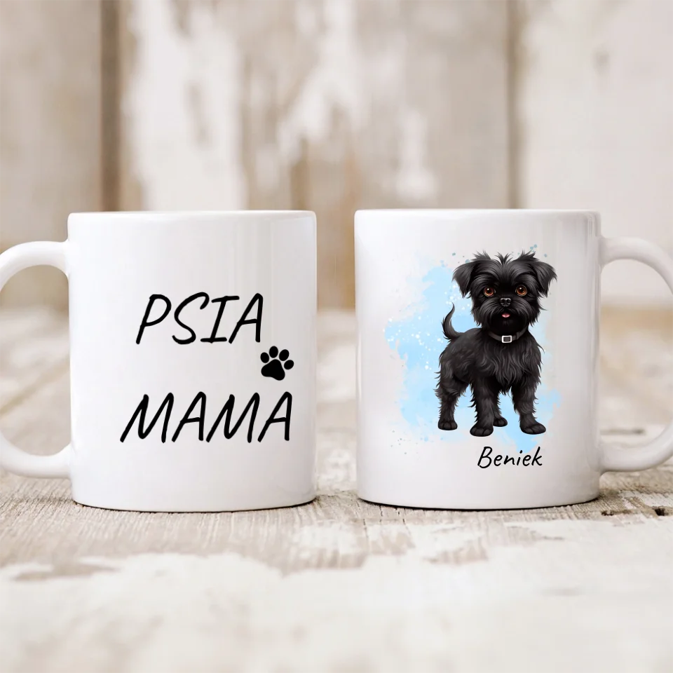 Kubek z psem - Personalizowany - Psia Mama/Psi Tata #5143