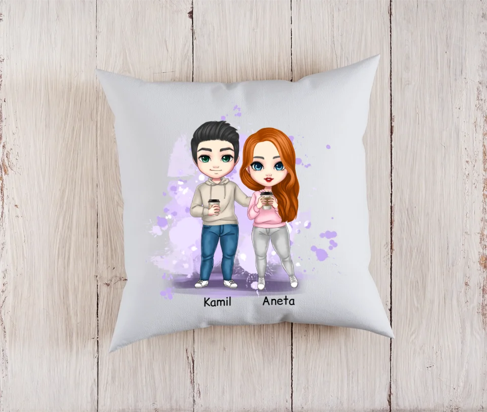 Poduszka personalizowana dla par #10