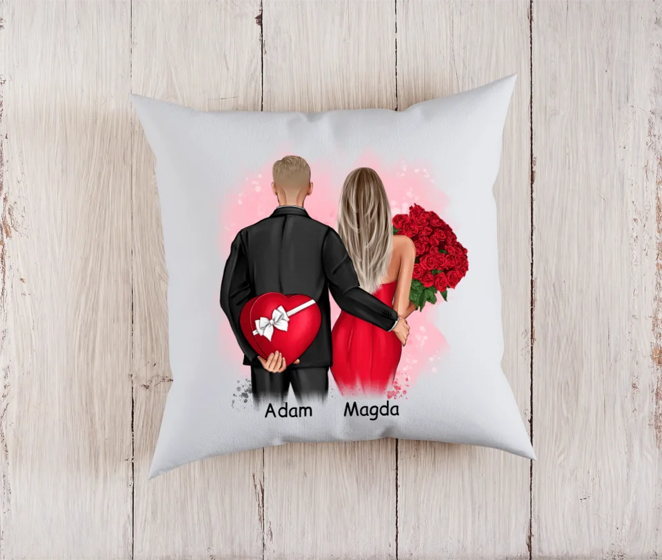 Poduszka personalizowana dla par #18