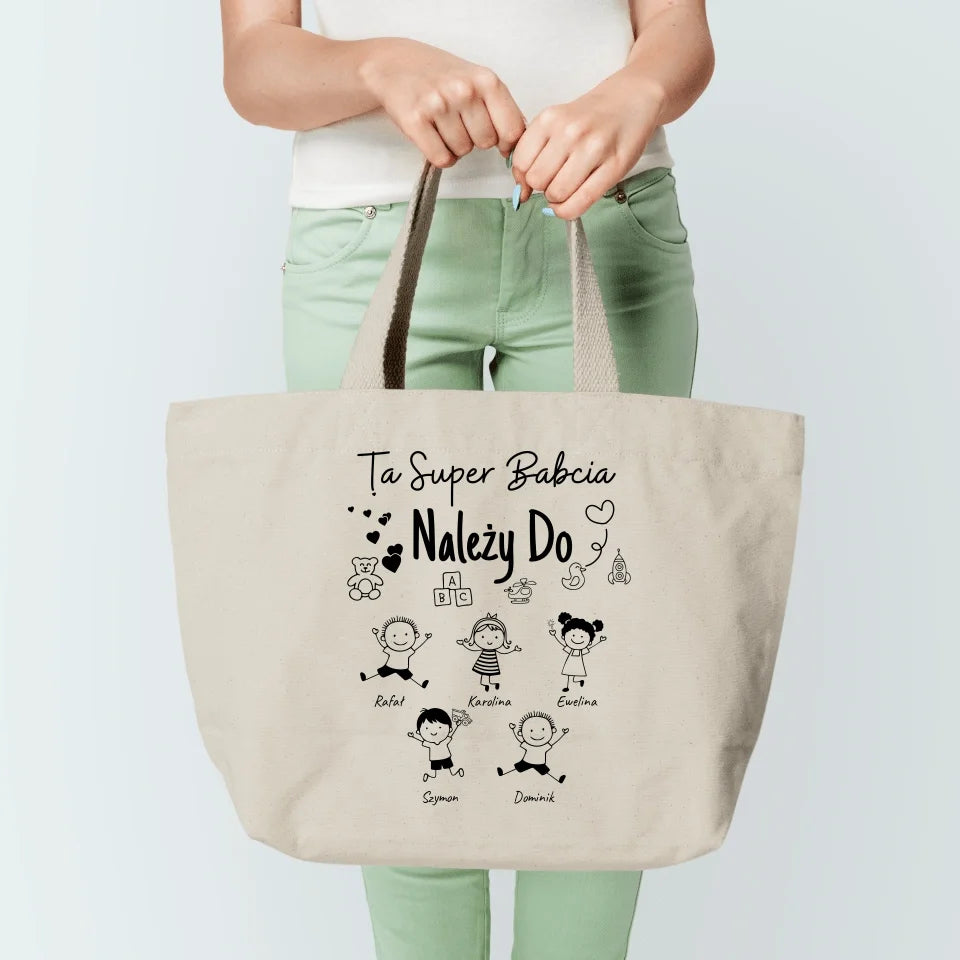 Torba personalizowana dla babci - Prezent na dzień babci i dziadka #822