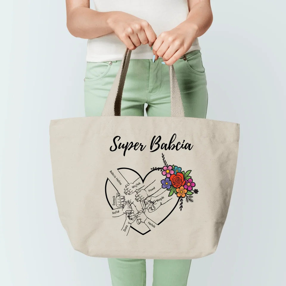 Torba personalizowana dla babci - Prezent na dzień babci i dziadka #889