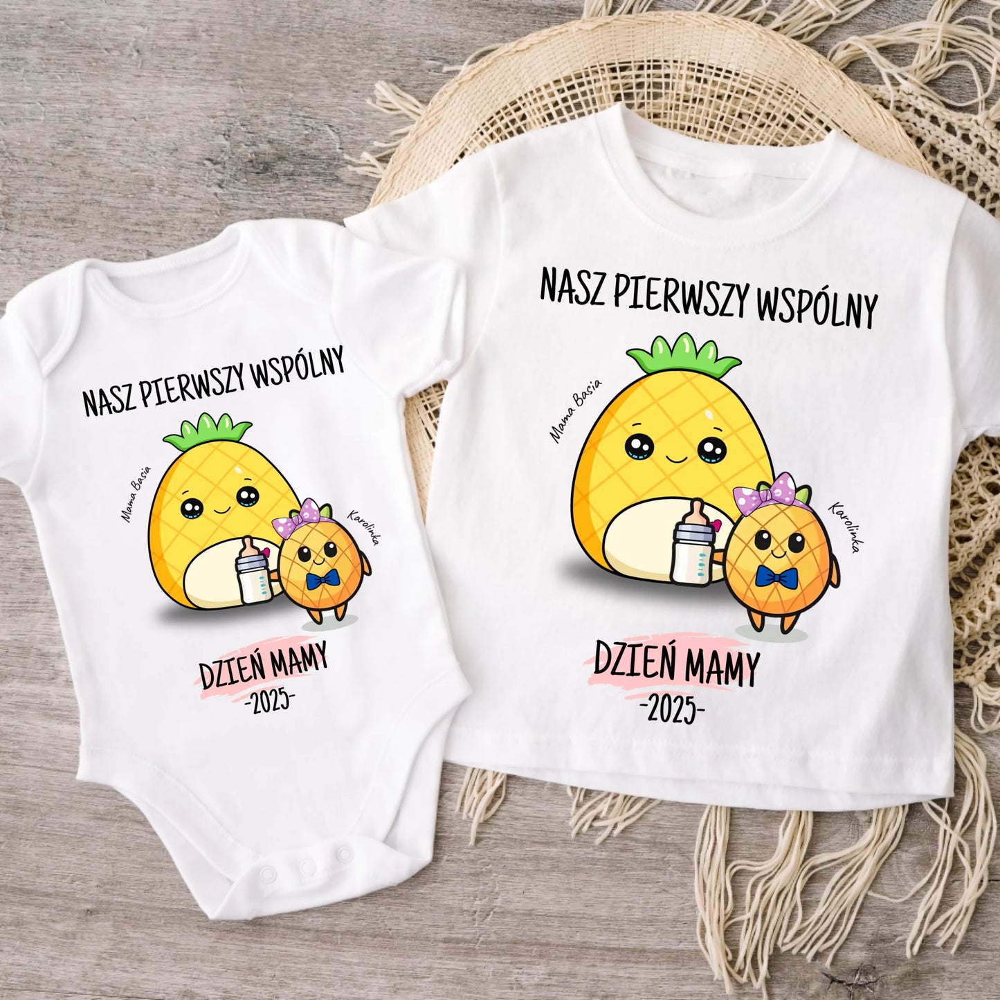 Koszulka dla mamy i syna - Personalizowana (rodzinna) #7914