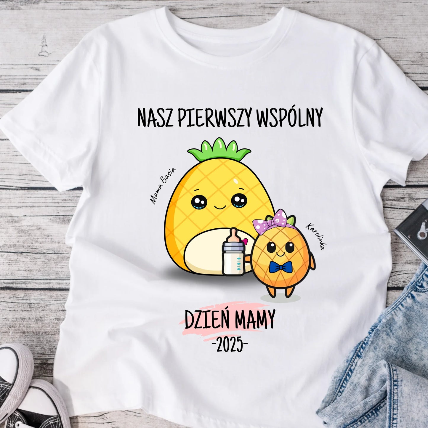 Koszulka dla mamy i syna - Personalizowana (rodzinna) #7914
