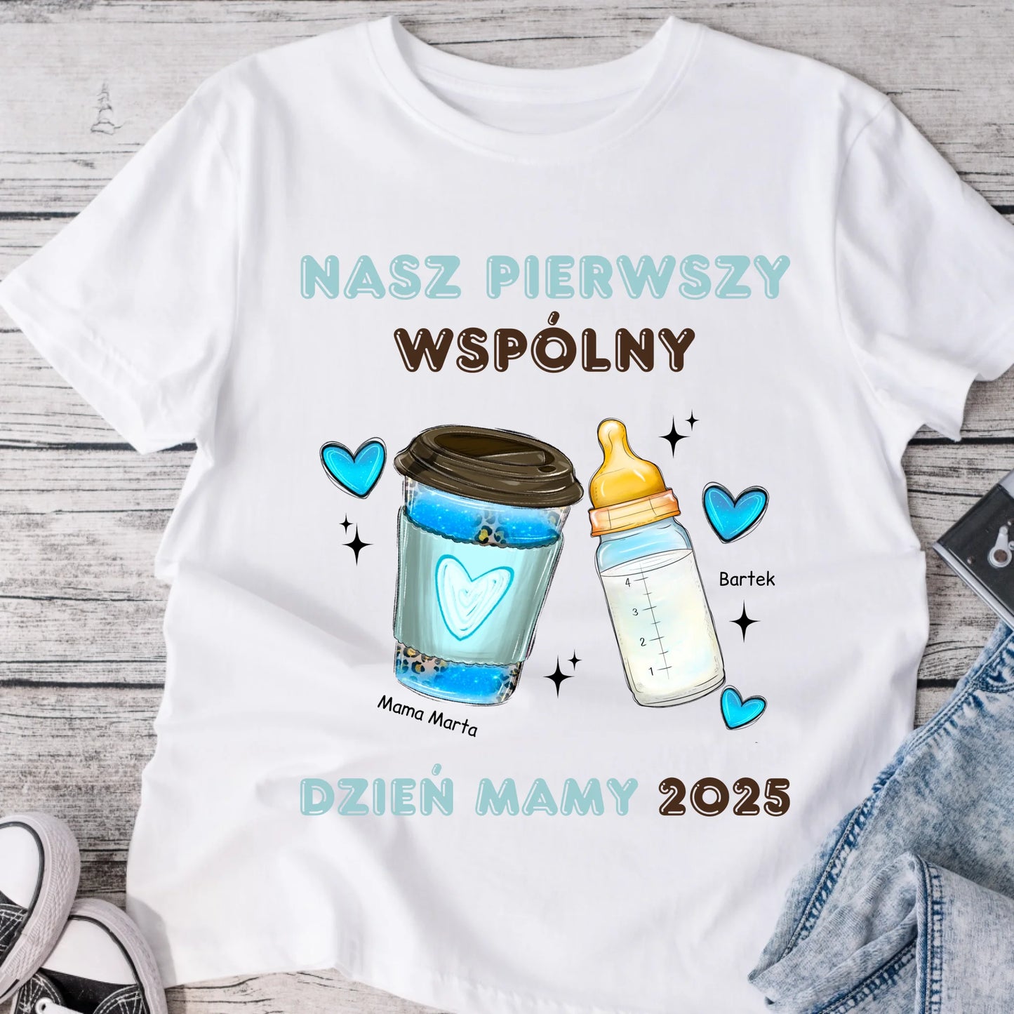 Koszulka dla mamy i syna - Personalizowana (rodzinna) #297