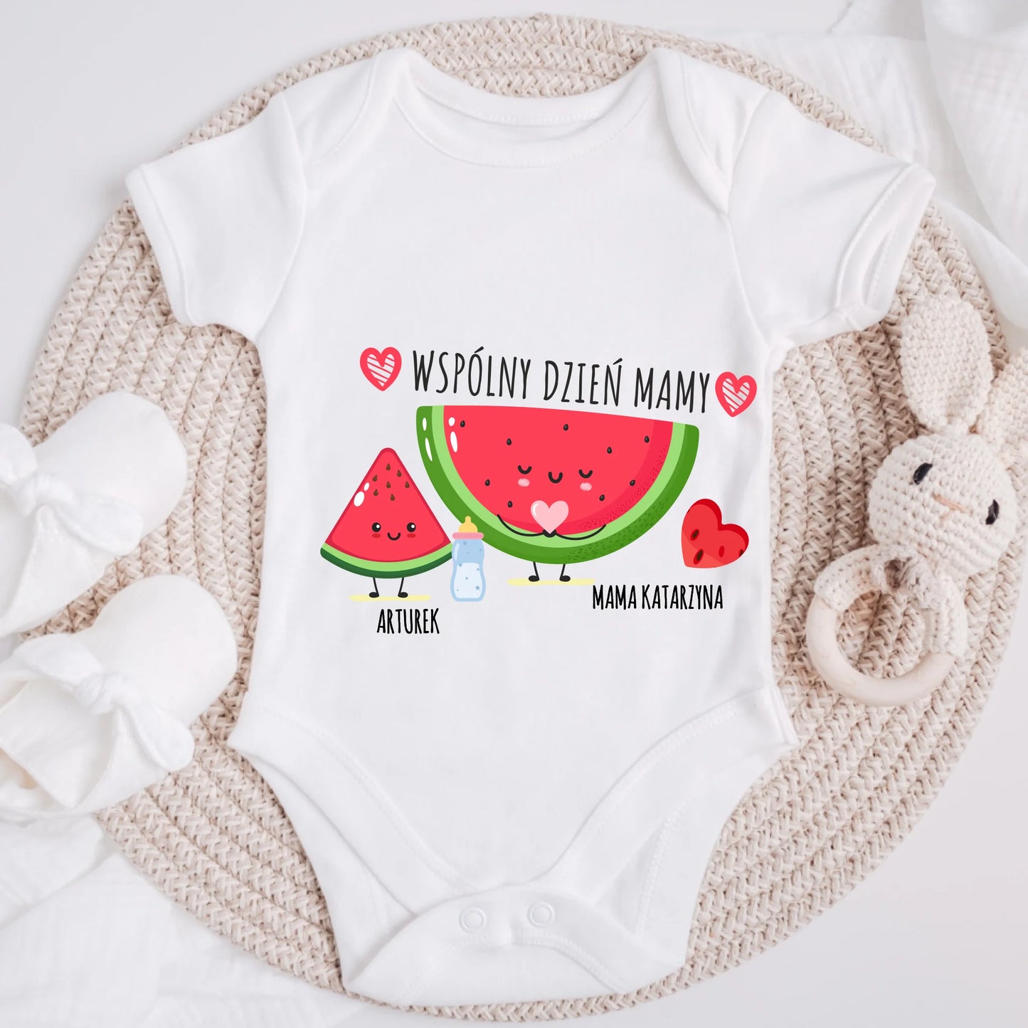 Koszulka dla mamy i córki/syna - Prezent na Dzień Mamy - Personalizowana #37