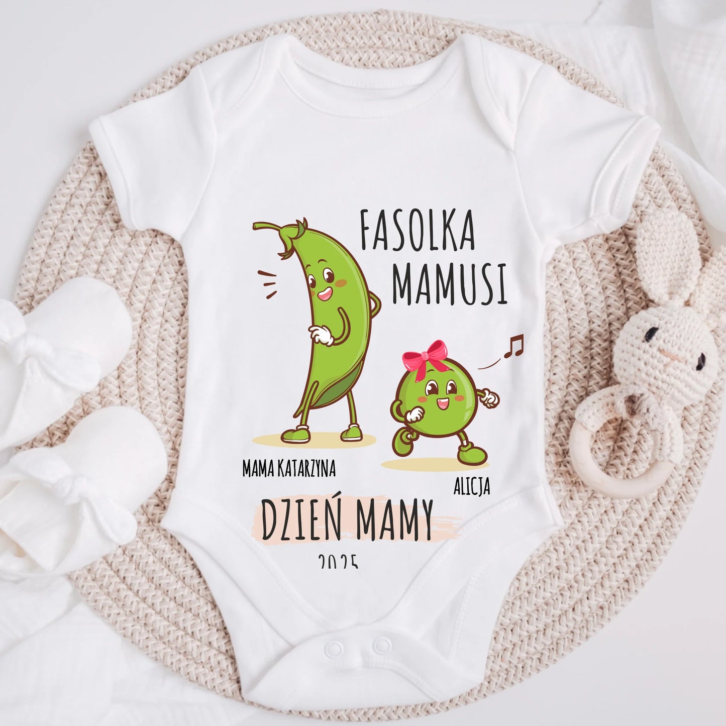 Koszulka dla mamy i córki/syna - Prezent na Dzień Mamy - Personalizowana #41