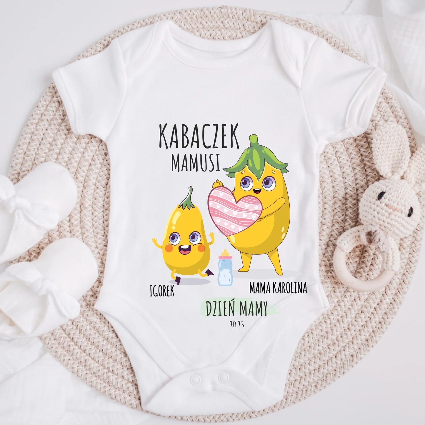Koszulka dla mamy i córki/syna - Prezent na Dzień Mamy - Personalizowana #47