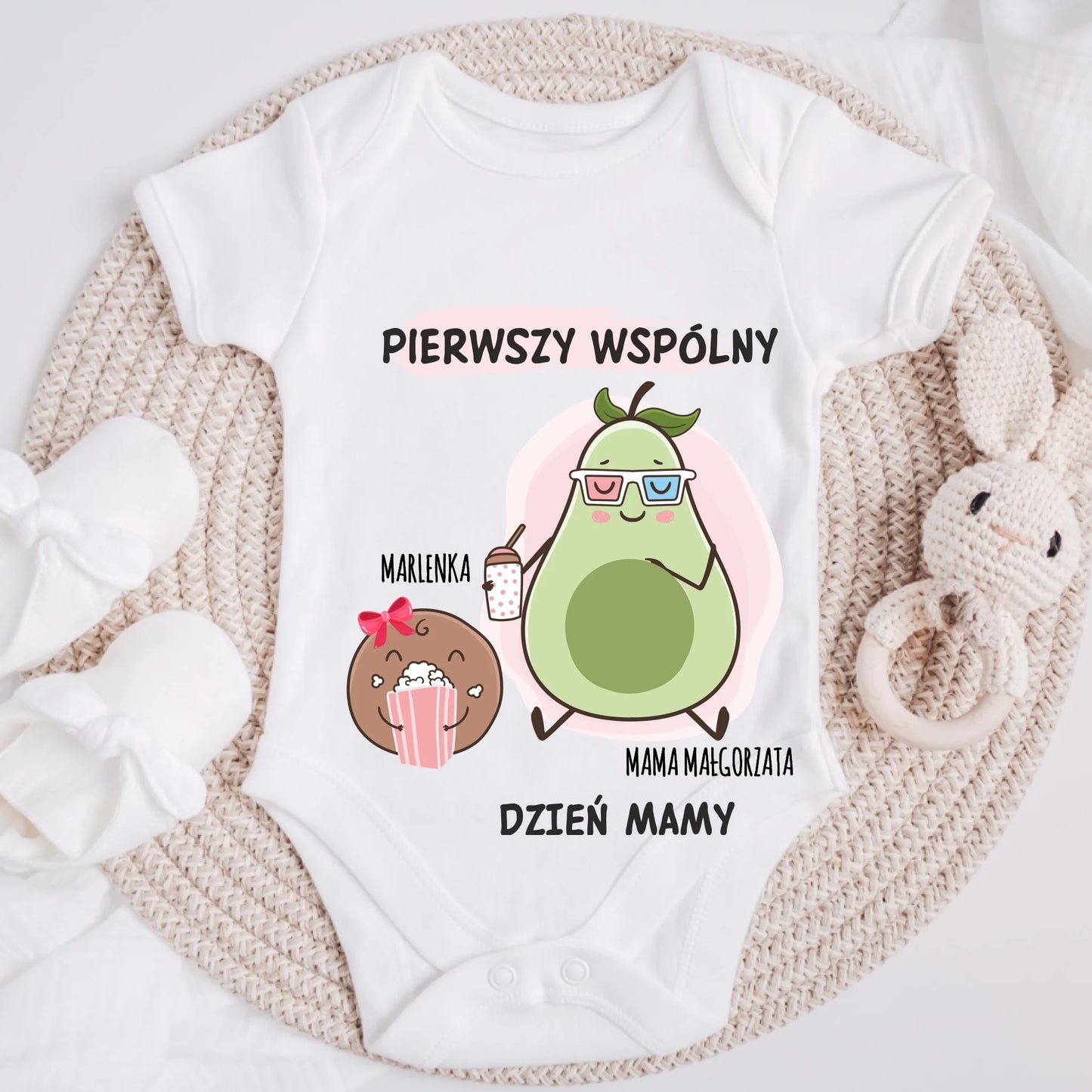 Koszulka dla mamy i córki/syna - Prezent na Dzień Mamy - Personalizowana #79