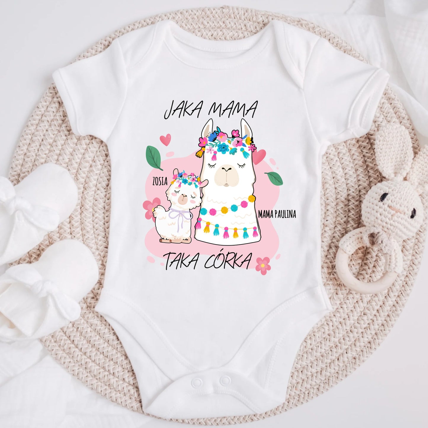 Koszulka dla mamy i córki - Prezent na Dzień Mamy - Personalizowana #67891