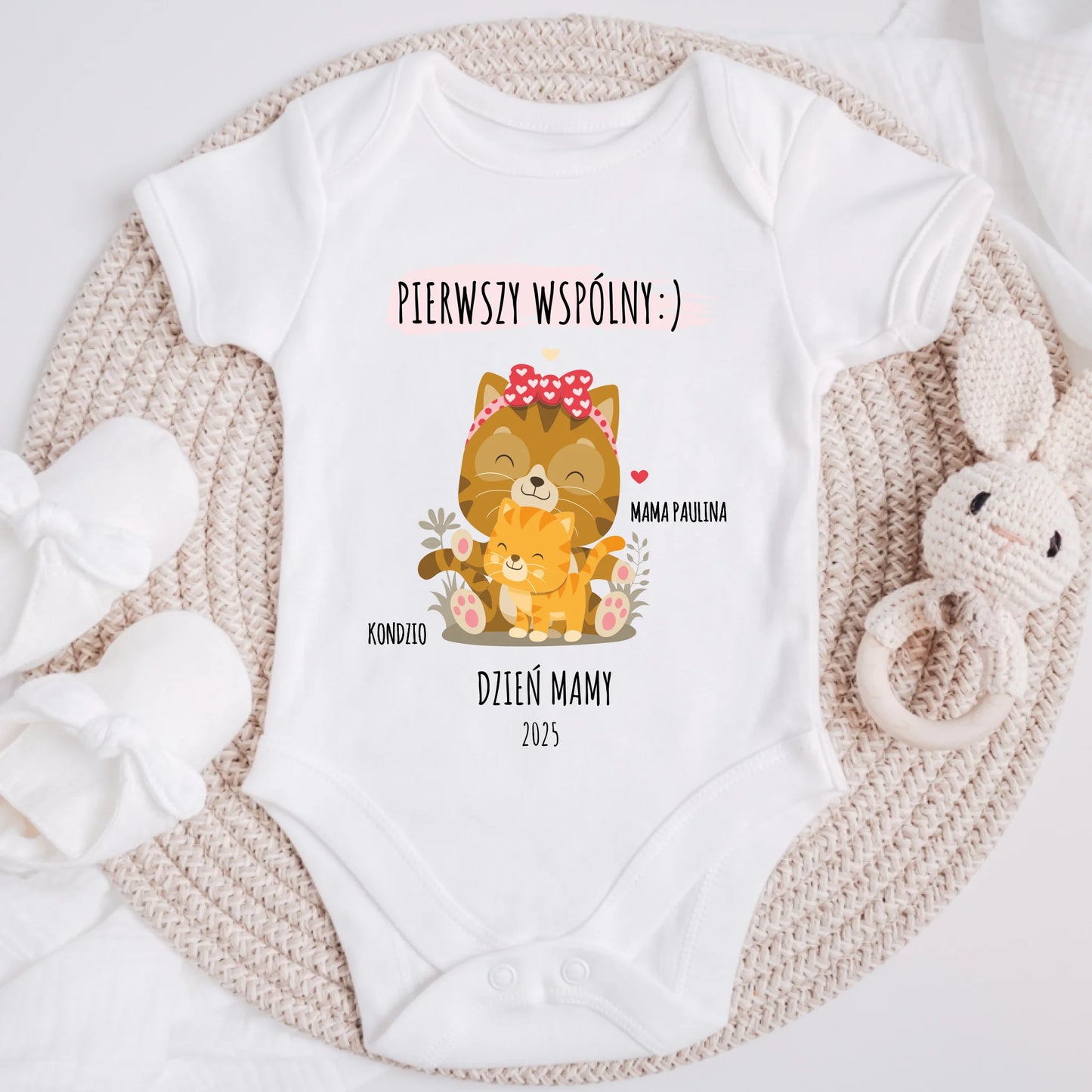 Koszulka dla mamy i córki/syna - Prezent na Dzień Mamy - Personalizowana #896