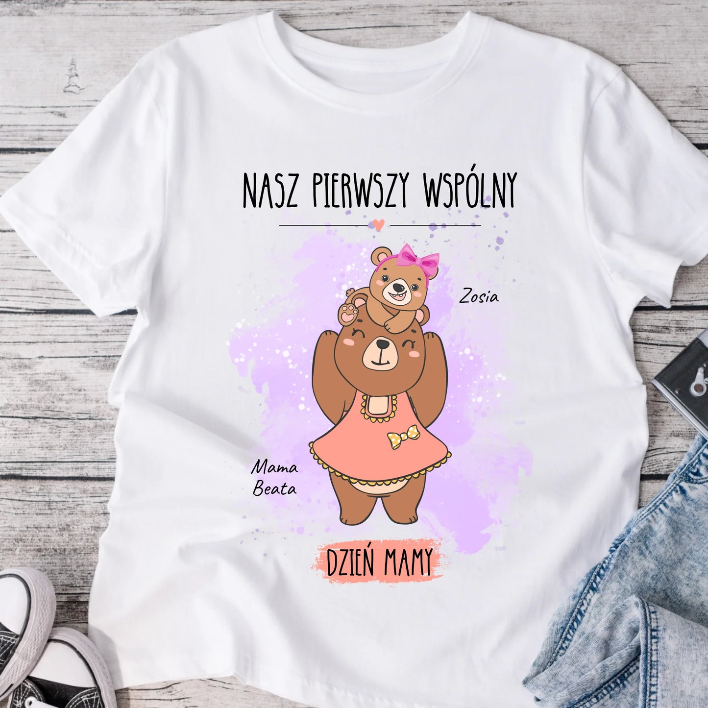 Koszulka dla mamy i córki - Personalizowana (rodzinna) #799