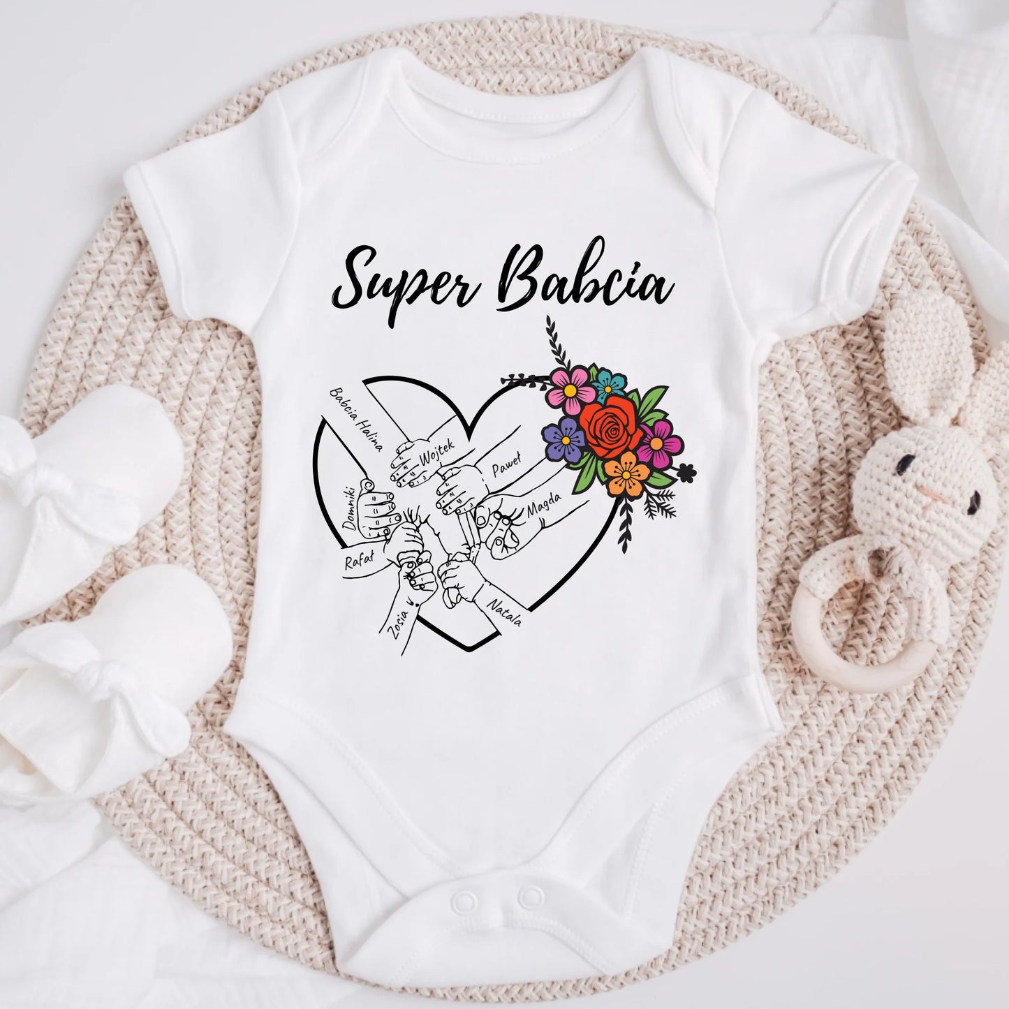 Koszulka dla babci - Personalizowana - Prezent na dzień babci i dziadka #214