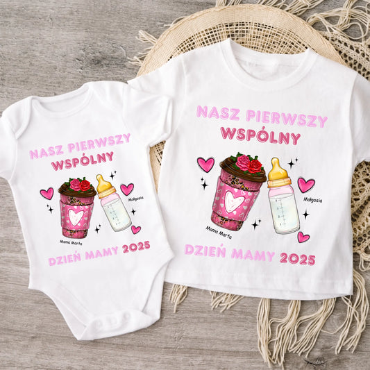 Koszulka dla mamy i córki - Personalizowana (rodzinna) #299