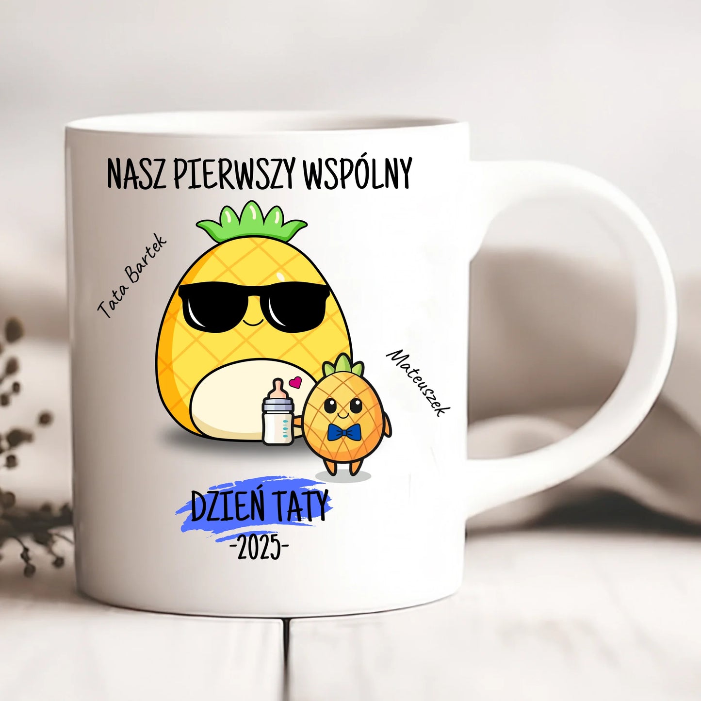 Kubek ze wzorem dla taty i dziecka(rodzinny) #5151