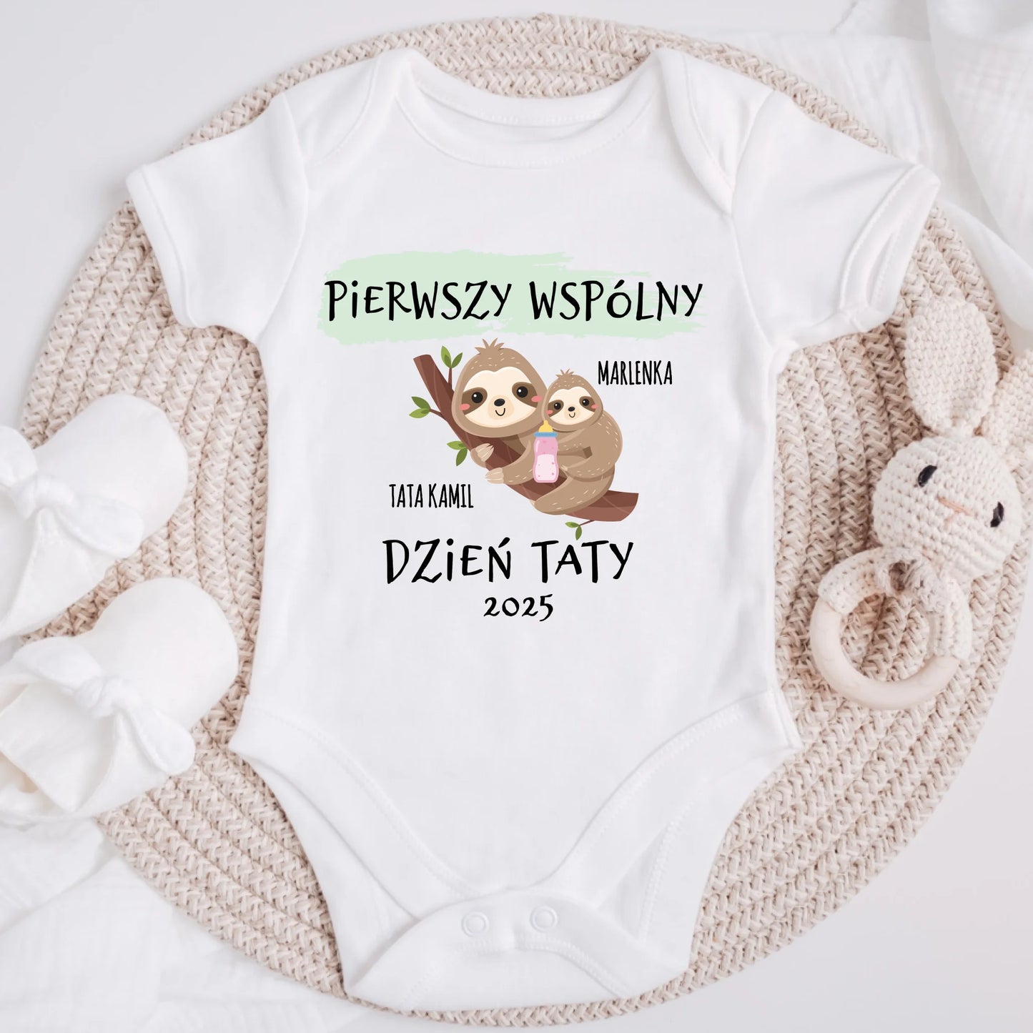 Koszulka ze wzorem tata i dziecko - Personalizowana (rodzinna) #7519