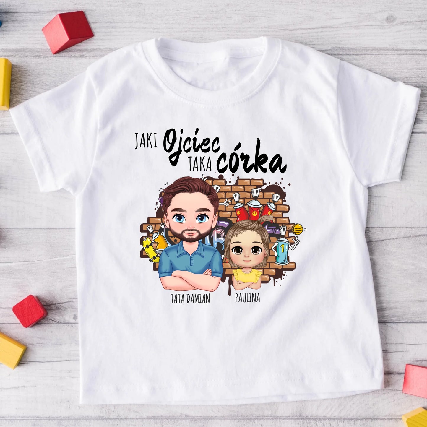 Koszulka dla taty - Prezent na dzień taty - Personalizowana #229
