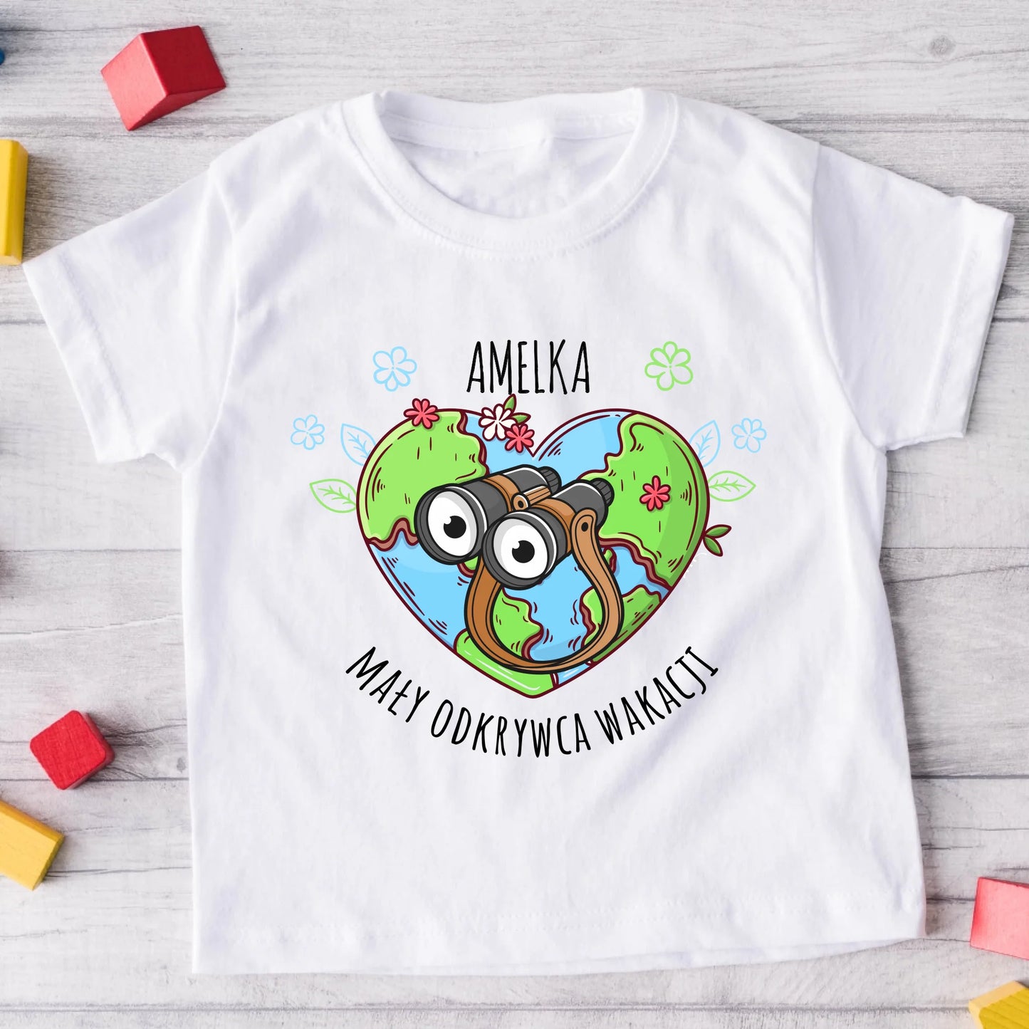 Koszulka dla dziecka - Odkrywca Wakacji - Personalizowana #722