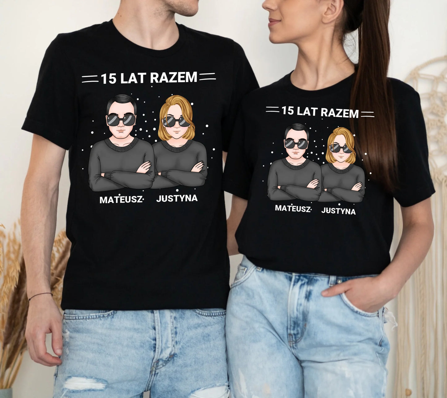 para czarne koszulki