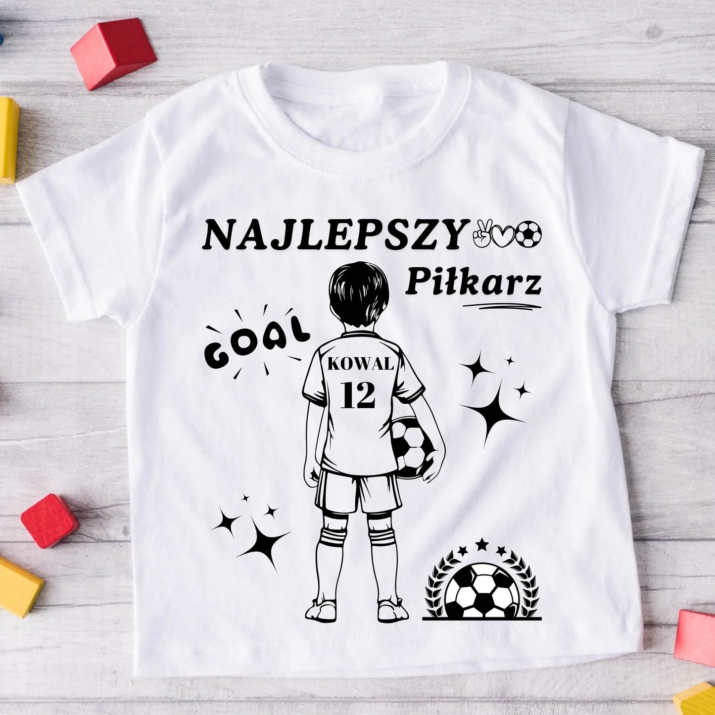 Koszulka ze wzorem - mama/tata piłkarza/piłkarki - Personalizowana #58198