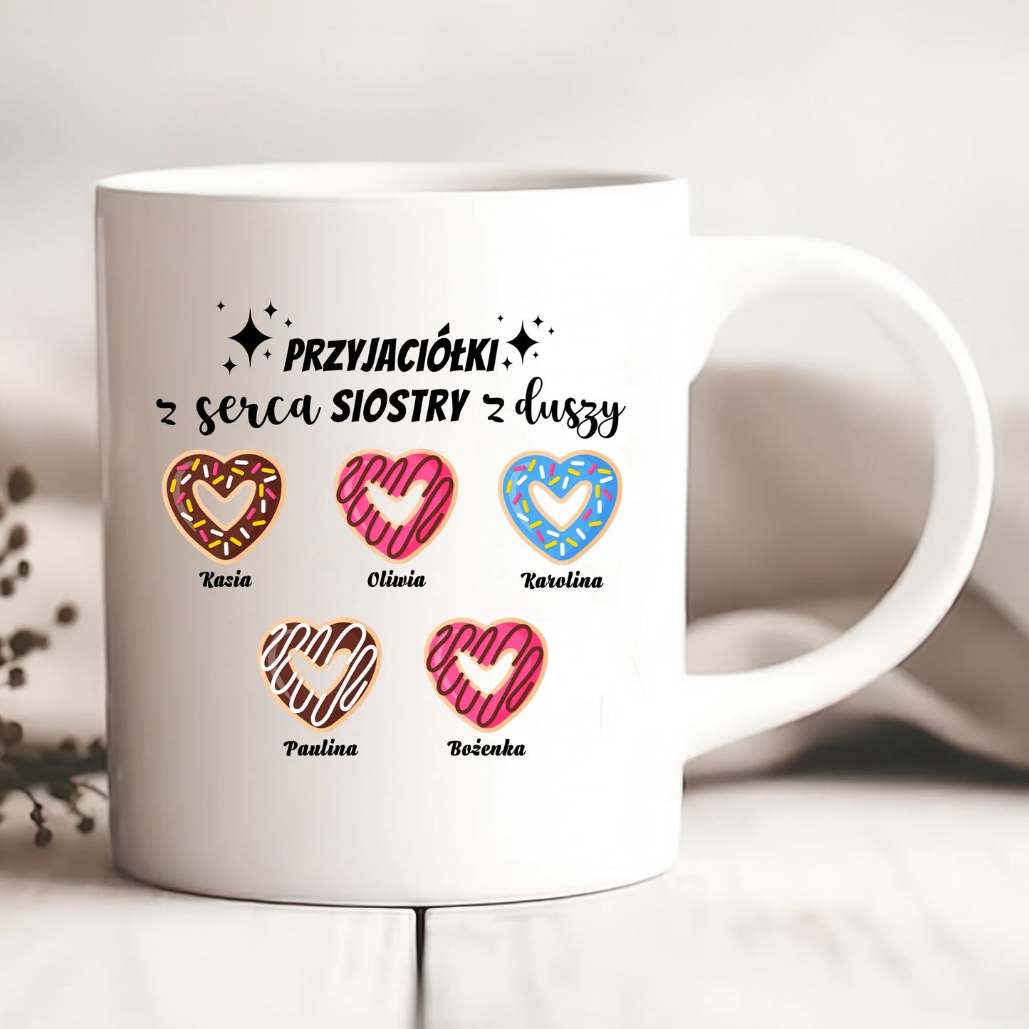 Kubek dla przyjaciółek - Personalizowany #504