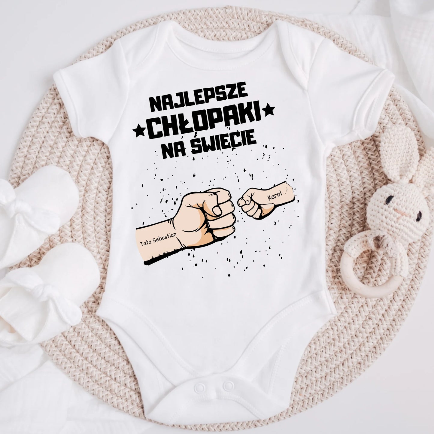 Koszulka ze wzorem najlepsze chłopaki - Prezent na dzień chłopaka - Personalizowana #14214