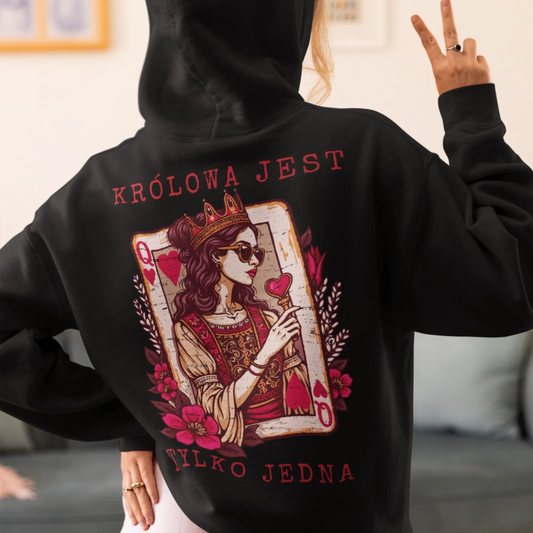 back-view-hoodie-mockup-of-a-woman-in-a-cozy-outfit-making-a-peace-sign-at-home-m37299