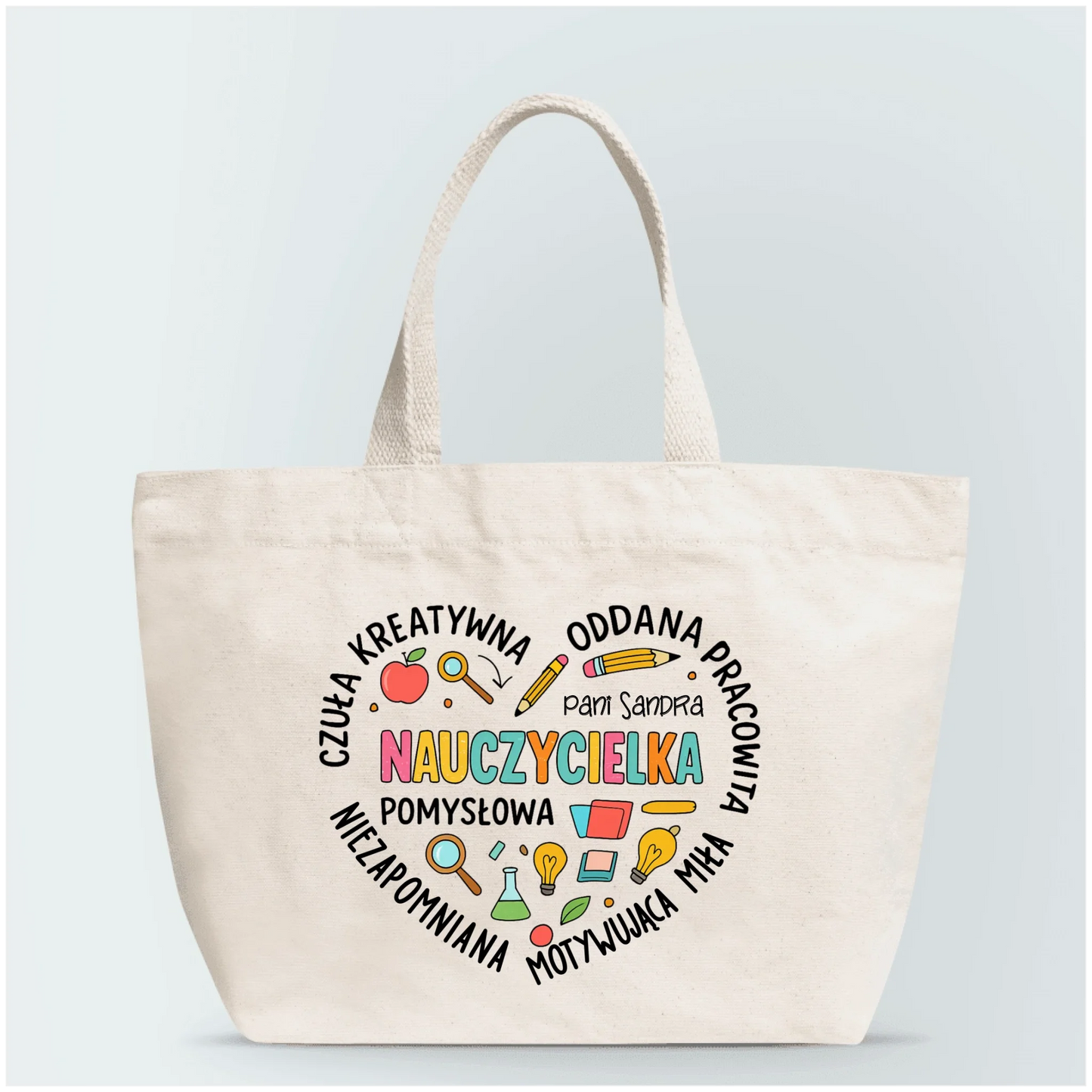 Torba personalizowana dla nauczyciela - Prezent dla nauczyciela #408