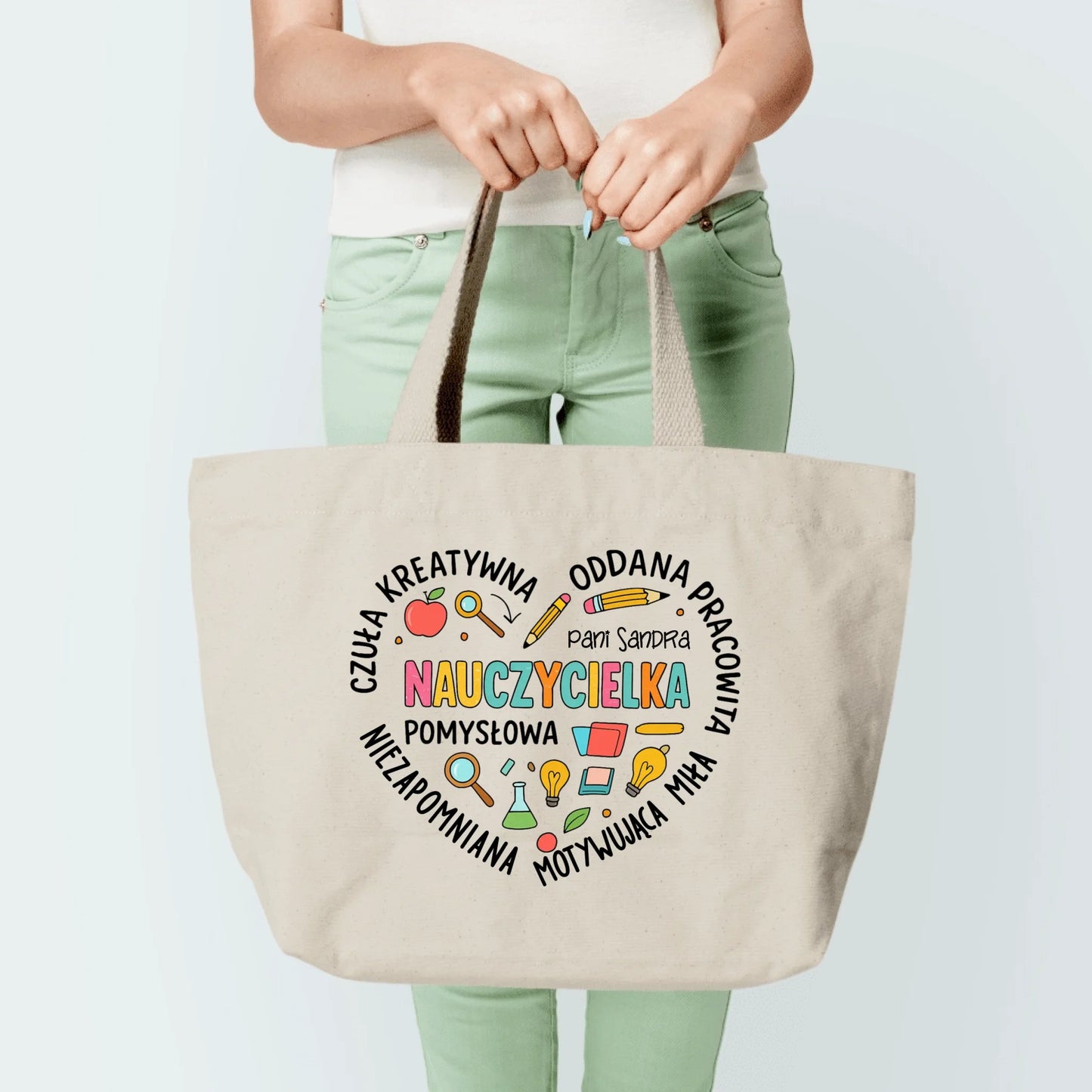 Torba personalizowana dla nauczyciela - Prezent dla nauczyciela #408