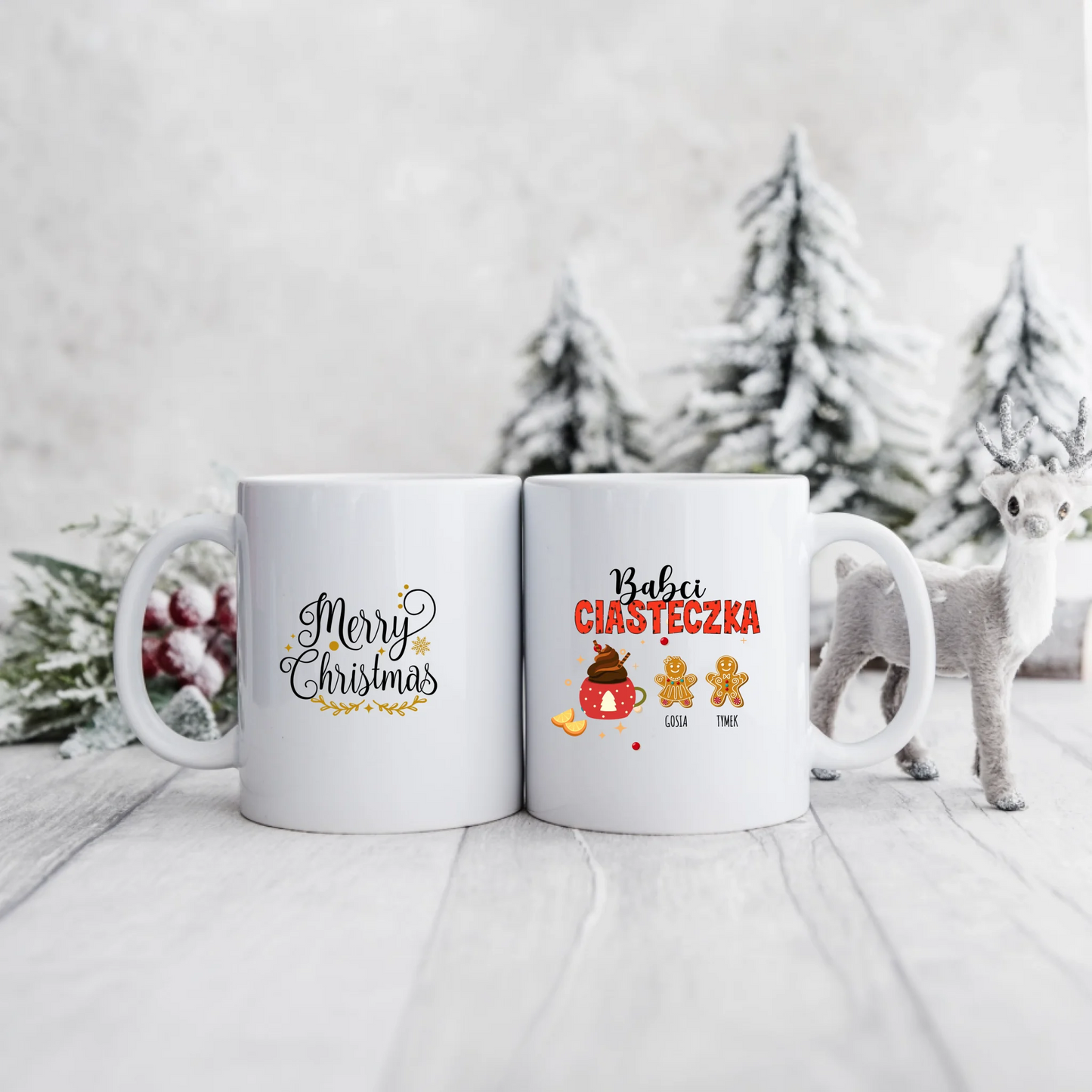 Kubek dla babci - Personalizowany prezent na święta #1001