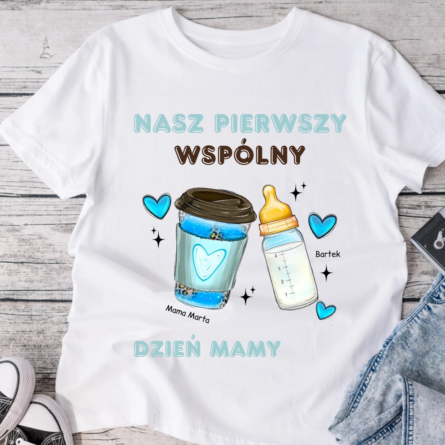 Koszulka dla mamy i syna - Personalizowana (rodzinna) #297