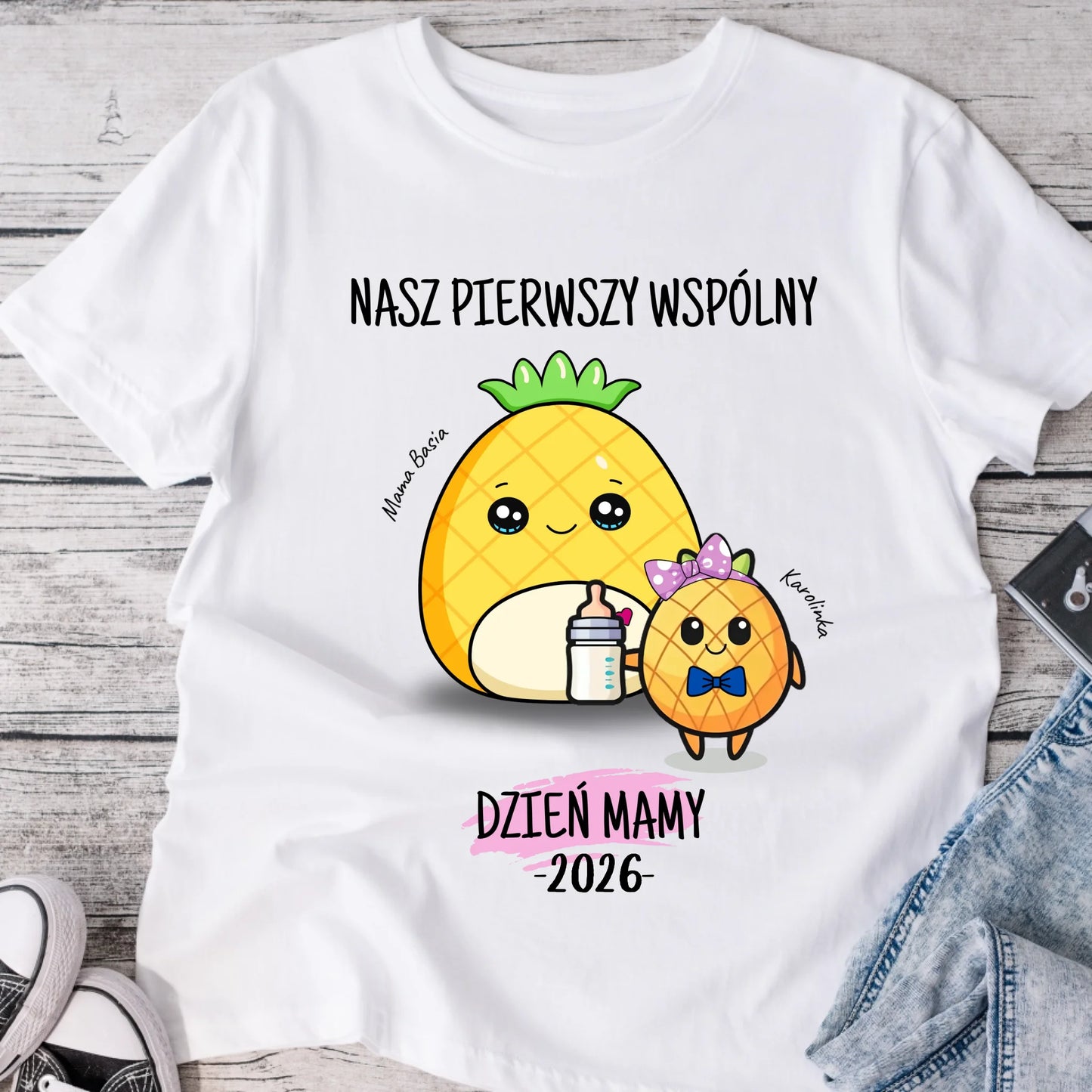 Koszulka dla mamy i syna - Personalizowana (rodzinna) #7914