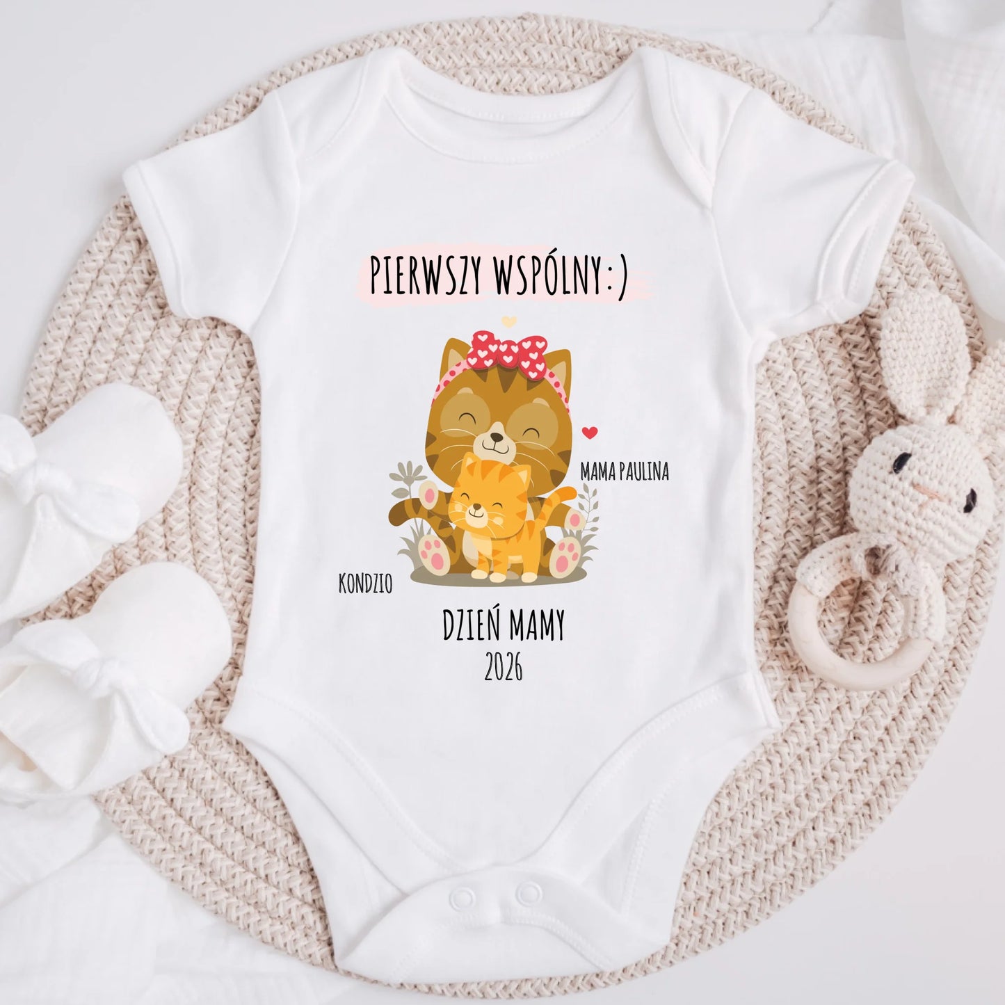 Koszulka dla mamy i córki/syna - Prezent na Dzień Mamy - Personalizowana #896