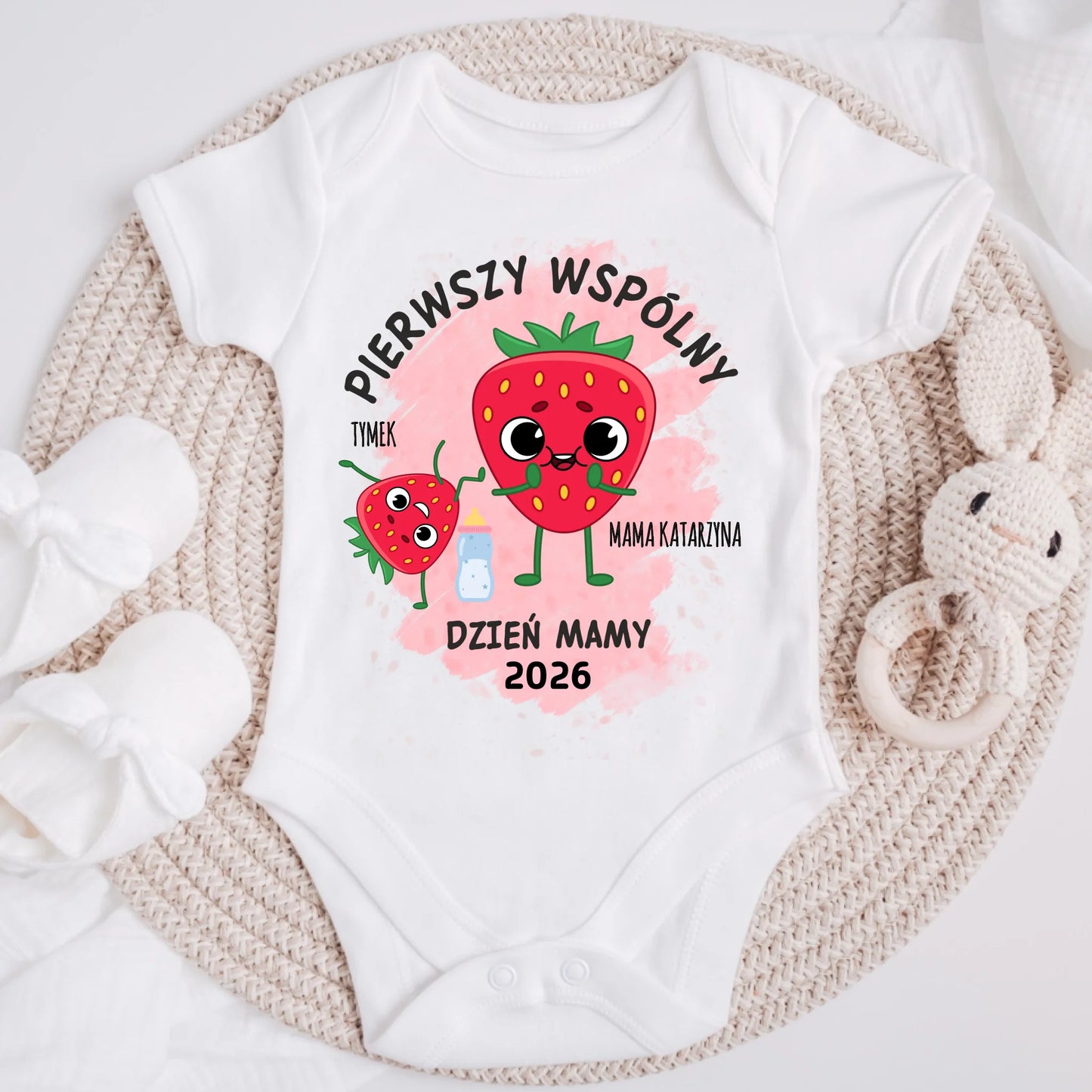 Koszulka dla mamy i córki/syna - Prezent na Dzień Mamy - Personalizowana #38